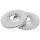 2 Brake Discs Vented Ø 276 mm 28 mm A.B.S. for NISSAN
