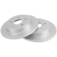 2 Brake Discs solid Ø 278 mm 12.1 mm A.B.S. for...