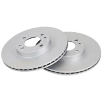 2 Brake Discs Vented Ø 257 mm 17 mm A.B.S. for...