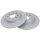 2 Brake Discs Perforated Ø 264 mm 10 mm A.B.S. for e.g. FIAT Grande Punto