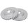 2 Brake Discs perforated/vented Ø 305 mm 28 mm A.B.S. for e.g. FIAT Grande Punto