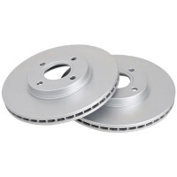 2 Brake Discs Vented Ø 278 mm 23 mm A.B.S. for...
