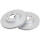 2 Brake Discs Vented Ø 280 mm 25 mm A.B.S. for e.g. HONDA Civic