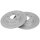 2 Brake Discs solid Ø 276 mm 10 mm A.B.S. for e.g. HONDA Civic
