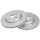 2 Brake Discs Vented Ø 280 mm 24 mm A.B.S. for e.g. DACIA Dokker
