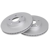 2 Brake Discs Vented Ø 277 mm 26 mm A.B.S. for...