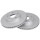 2 Brake Discs Vented Ø 277 mm 26 mm A.B.S. for e.g. TOYOTA Auris