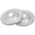 2 Brake Discs Vented Ø 272 mm 22 mm A.B.S. for e.g. SUZUKI Swift