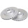 2 Brake Discs Vented Ø 278 mm 25 mm A.B.S. for e.g. FORD C-Max