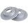 2 Brake Discs solid Ø 234 mm 10 mm A.B.S. for e.g. HYUNDAI i10