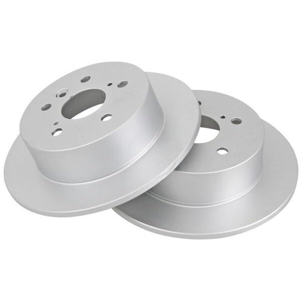 2 Brake Discs solid Ø 281 mm 10 mm A.B.S. for e.g. LEXUS ES