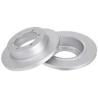 2 Brake Discs solid Ø 280 mm 16 mm A.B.S. for NISSAN