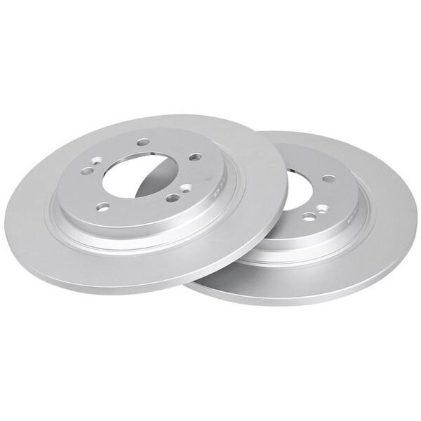 2 Brake Discs solid Ø 284 mm 10 mm A.B.S. for e.g. HYUNDAI Grandeur