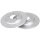 2 Brake Discs solid Ø 284 mm 10 mm A.B.S. for e.g. HYUNDAI Grandeur