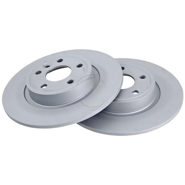 2 Brake Discs solid Ø 300 mm 10 mm A.B.S. for e.g. LAND ROVER Discovery Sport