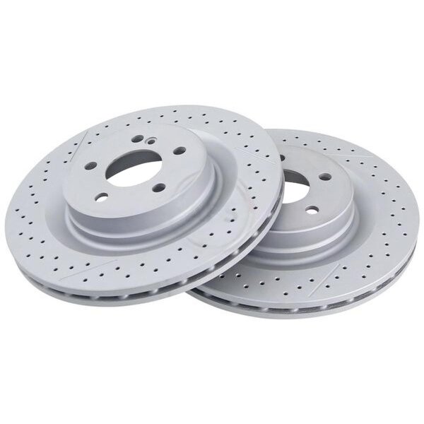 2 Brake Discs Vented Ø 330 mm 26 mm A.B.S. for e.g. MERCEDES-BENZ C-Class