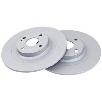 2 Brake Discs solid Ø 280 mm 9.5 mm A.B.S. for...