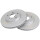 2 Bremsscheiben belüftet Ø 282 mm 23 mm A.B.S. für u.a. HONDA Accord VII