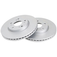 2 Brake Discs Vented Ø 282 mm 25 mm A.B.S. for...