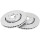 2 Brake Discs Vented Ø 315 mm 28 mm A.B.S. for e.g. HONDA CR-V