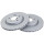 2 Brake Discs Vented Ø 295 mm 22 mm A.B.S. for e.g. INFINITI Q30
