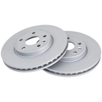 2 Brake Discs Vented Ø 276 mm 26 mm A.B.S. for...