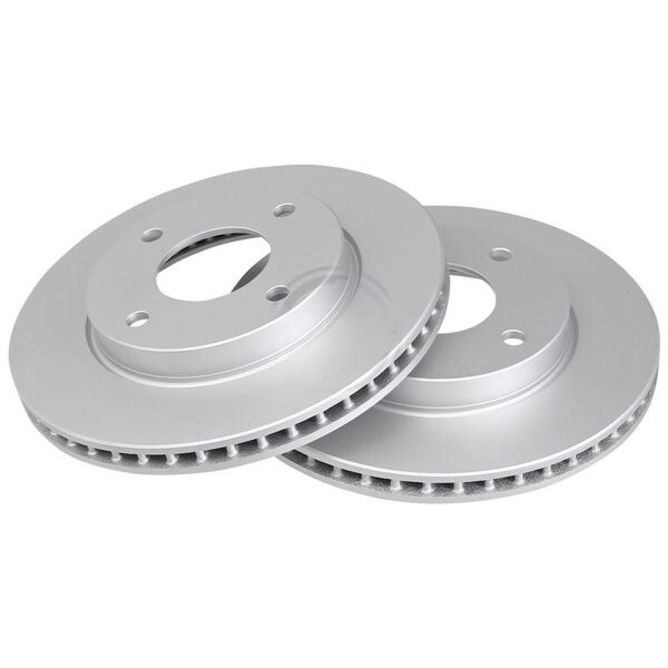 2 Brake Discs Vented Ø 260 mm 22 mm A.B.S. for e.g. NISSAN Tiida