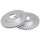 2 Brake Discs Vented Ø 260 mm 22 mm A.B.S. for e.g. NISSAN Tiida