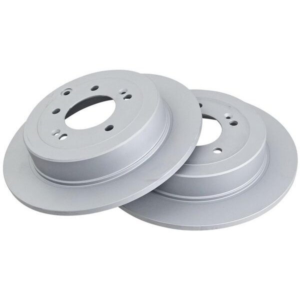2 Brake Discs solid Ø 302 mm 10 mm A.B.S. for e.g. HYUNDAI Tucson