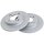 2 Brake Discs solid Ø 228 mm 9 mm A.B.S. for e.g. SUZUKI Baleno