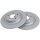 2 Brake Discs solid Ø 302 mm 12 mm A.B.S. for e.g. VOLVO S60