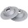 2 Brake Discs solid Ø 272 mm 10 mm A.B.S. for e.g. AUDI Q2