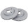 2 Brake Discs Vented Ø 262 mm 23 mm A.B.S. for e.g. FORD Fiesta