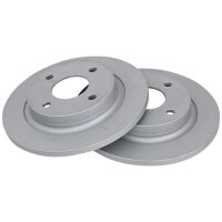 2 Brake Discs solid Ø 253 mm 12 mm A.B.S. for e.g....