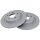 2 Brake Discs solid Ø 288 mm 12 mm A.B.S. for e.g. OPEL Insignia