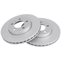 2 Brake Discs Vented Ø 256 mm 22 mm A.B.S. for...