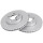 2 Bremsscheiben belüftet Ø 256 mm 22 mm A.B.S. für u.a. AUDI A1 Allstreet