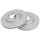 2 Bremsscheiben belüftet Ø 276 mm 24 mm A.B.S. für u.a. AUDI A1 Allstreet
