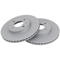 2 Brake Discs Vented Ø 256 mm 20 mm A.B.S. for...