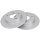 2 Brake Discs solid Ø 260 mm 9 mm A.B.S. for e.g. HONDA Civic