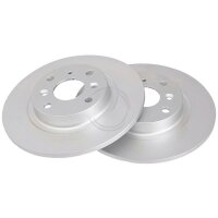 2 Brake Discs solid Ø 255 mm 9.5 mm A.B.S. for...