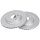 2 Brake Discs Vented Ø 300 mm 20 mm A.B.S. for JAGUAR S-Type