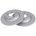 2 Brake Discs solid Ø 272 mm 10 mm A.B.S. for e.g. AUDI A1