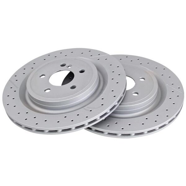2 Brake Discs slotted/perforated Ø 330 mm 22 mm A.B.S. for e.g. MERCEDES A-Class