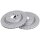 2 Brake Discs slotted/perforated Ø 330 mm 22 mm A.B.S. for e.g. MERCEDES A-Class