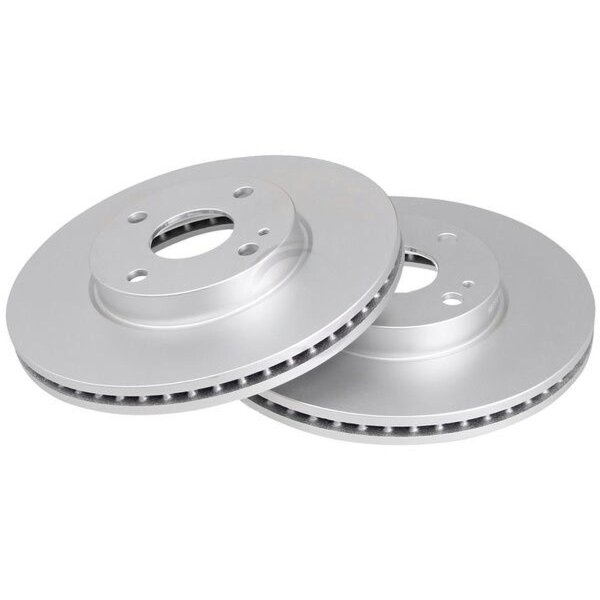 2 Brake Discs internally vented Ø 258 mm 22 mm A.B.S. for e.g. MAZDA 2