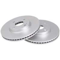 2 Brake Discs internally vented Ø 258 mm 22 mm...