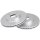 2 Brake Discs internally vented Ø 258 mm 22 mm A.B.S. for e.g. MAZDA 2