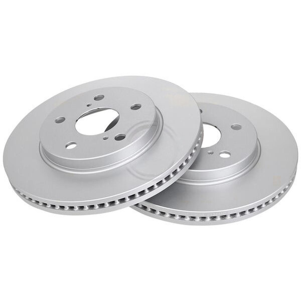 2 Brake Discs Vented Ø 282 mm 25 mm A.B.S. for e.g. SUZUKI Swace