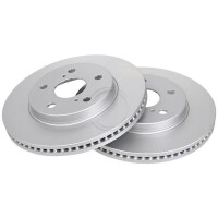 2 Brake Discs Vented Ø 282 mm 25 mm A.B.S. for...